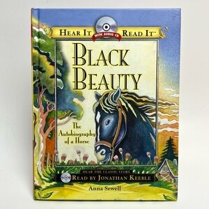 Black Beauty Book with Audio CD Classic Children's Book Youth Litterature